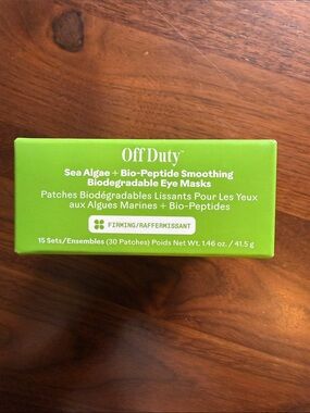 Three ships - Off Duty Sea Algae + Bio-Peptide Biodegradable Eye Masks - 15set